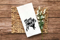 Mom of a Frenchie Flour Sack Kitchen Towel Frenchie Mom Dish Housewarming Birthday Christmas Gift for Women Mom Grandpa Daughter Wife Her